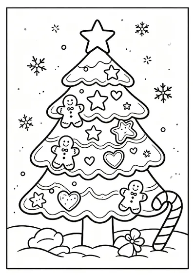 Little Gingerbread Cottage With a Smoking Chimney online coloring canvas