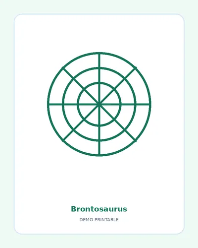 Brontosaurus coloring page