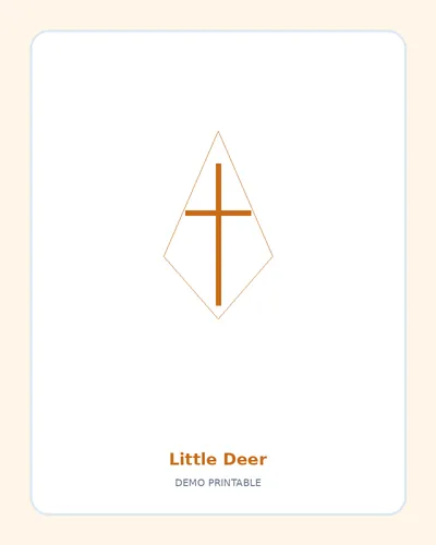 Little Deer coloring page