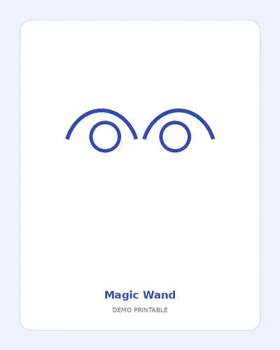 Magic Wand coloring page