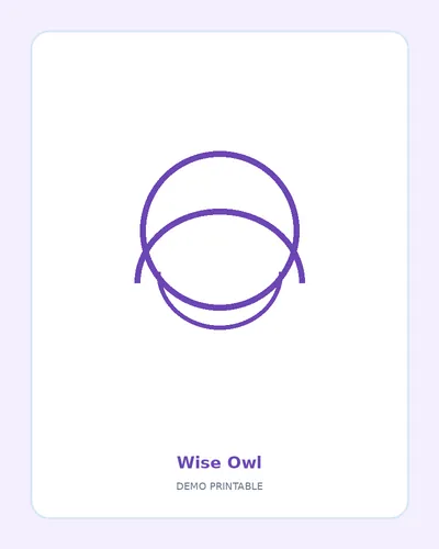 Wise Owl coloring page
